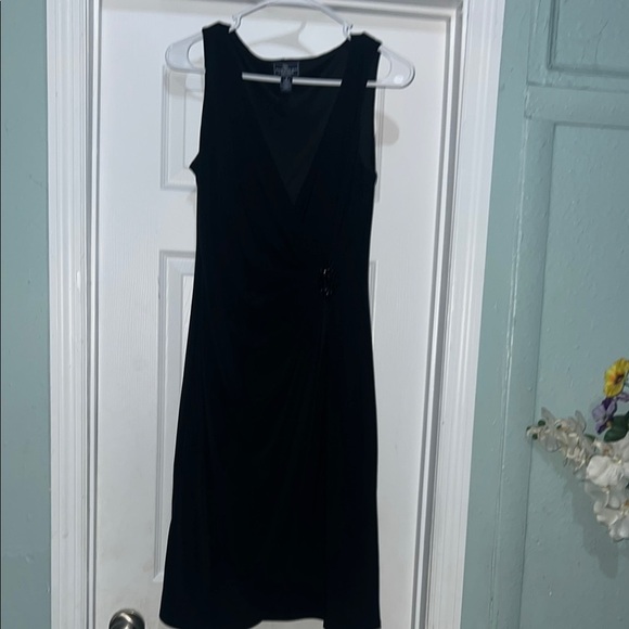 American Living Dresses & Skirts - American Living Black Sheath V-Neck Midi Dress